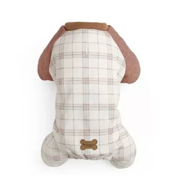 Koolaburra Ugg Pet Dog Xander Amphora Plaid Pajama Fun Outfit Costume Medium - Picture 4 of 4